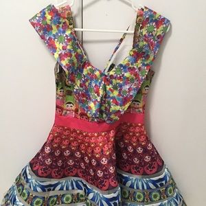 Classic Fashion Casual V Neck Dress Women’s Size Small Sleeveless Cosplay